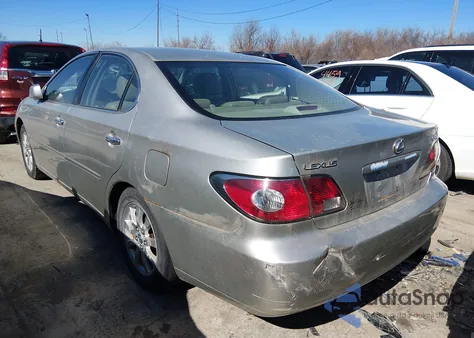 2004 Lexus Es 330 z USA, uszkodzony, nr VIN JTHBA30G545006999